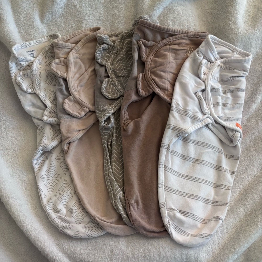 SwaddleMe 5-Pack Swaddle Set S/M Baby Sleep Wraps